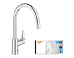 Grohe Start Curve - Dřezová baterie s výsuvnou koncovkou, chrom 30562000