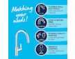 Grohe Start Edge - Dřezová baterie s výsuvnou koncovkou, chrom 30550000