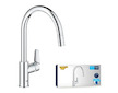 Grohe Start Edge - Dřezová baterie s výsuvnou koncovkou, chrom 30551000