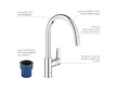 Grohe Start Edge - Dřezová baterie s výsuvnou koncovkou, chrom 30551000