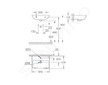 Grohe Start Edge - Umyvadlo 55x40 cm, s přepadem, otvor pro baterii, alpská bílá 39949000