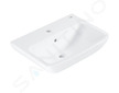 Grohe Start Edge - Umyvadlo 55x40 cm, s přepadem, otvor pro baterii, alpská bílá 39949000