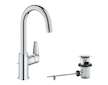 Grohe Start Edge - Umyvadlová baterie s otočným výtokem a výpustí, chrom 24201001