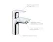 Grohe Start Edge - Umyvadlová baterie s výpustí Push-Open, chrom 24199001