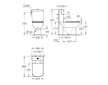 Grohe Start Edge - WC kombi set s nádržkou a sedátkem Softclose, Rimless, alpská bílá 39814000
