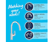 Grohe Start Flow - Dřezová baterie s výsuvnou koncovkou, chrom 30569000