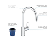 Grohe Start Flow - Dřezová baterie s výsuvnou koncovkou, chrom 30569000