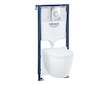 Grohe Start Round - Set předstěnové instalace, klozetu Start Round, sedátka Softclose a tlačítka Sail, chrom 103846SH00