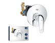 Grohe Swift - Baterie pod omítku, pro 2 spotřebiče, s tělesem, chrom 24336001
