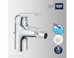 Grohe Swift - Bidetová baterie s výpustí, chrom 24332001