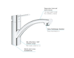Grohe Swift - Dřezová baterie, chrom 30358000