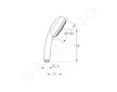 Grohe Tempesta Cosmopolitan - Sprchová hlavice, 3 proudy, chrom 27572002