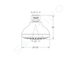 Grohe Tempesta New - Hlavová sprcha, 4jet, chrom 27606001