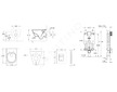 Grohe Uniset - Sada pro závěsné WC + klozet a sedátko Villeroy & Boch 38643SET-KB