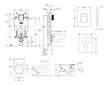 Grohe Uniset - Set předstěnové instalace, klozetu a sedátka Subway 2.0, DirectFlush, SoftClose, CeramicPlus a tlačítka Skate Cos