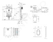 Grohe Uniset - Set předstěnové instalace, klozetu, sedátka SoftClose a tlačítka Arena Cosmopolitan S, Cool Sunrise SANI15BB4105