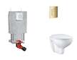 Grohe Uniset - Set předstěnové instalace, klozetu, sedátka SoftClose a tlačítka Skate Cosmopolitan, Cool Sunrise SANI15BB4102