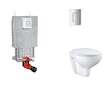 Grohe Uniset - Set předstěnové instalace, klozetu, sedátka SoftClose a tlačítka Skate Cosmopolitan, matný chrom SANI15BB2102