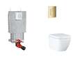 Grohe Uniset - Set předstěnové instalace, klozetu, sedátka SoftClose a tlačítka Skate Cosmopolitan, Triple Vortex, Cool Sunrise 