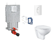 Grohe Uniset - Set předstěnové instalace, klozetu, sedátka SoftClose, tlačítka Arena Cosmopolitan a sady pro vhazování tablet, a