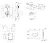 Grohe Uniset - Set předstěnové instalace, klozetu, sedátka SoftClose, tlačítka Arena Cosmopolitan a sady pro vhazování tablet, a