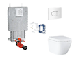 Grohe Uniset - Set předstěnové instalace, klozetu, sedátka SoftClose, tlačítka Arena Cosmopolitan a sady pro vhazování tablet, T