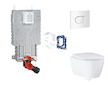 Grohe Uniset - Set předstěnové instalace, klozetu, sedátka SoftClose, tlačítka Arena Cosmopolitan a sady pro vhazování tablet, a