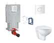 Grohe Uniset - Set předstěnové instalace, klozetu, sedátka SoftClose, tlačítka Arena Cosmopolitan a sady pro vhazování tablet, a