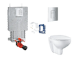 Grohe Uniset - Set předstěnové instalace, klozetu, sedátka SoftClose, tlačítka Skate Cosmopolitan a sady pro vhazování tablet, c