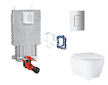 Grohe Uniset - Set předstěnové instalace, klozetu, sedátka SoftClose, tlačítka Skate Cosmopolitan a sady pro vhazování tablet, m