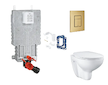 Grohe Uniset - Set předstěnové instalace, klozetu, sedátka SoftClose, tlačítka Skate Cosmopolitan a sady pro vhazování tablet, k