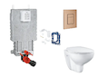 Grohe Uniset - Set předstěnové instalace, klozetu, sedátka SoftClose, tlačítka Skate Cosmopolitan a sady pro vhazování tablet, k
