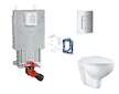 Grohe Uniset - Set předstěnové instalace, klozetu, sedátka SoftClose, tlačítka Skate Cosmopolitan a sady pro vhazování tablet, c