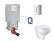 Grohe Uniset - Set předstěnové instalace, klozetu, sedátka SoftClose, tlačítka Skate Cosmopolitan a sady pro vhazování tablet, m
