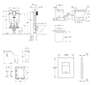 Grohe Uniset - Set předstěnové instalace, klozetu, sedátka SoftClose, tlačítka Skate Cosmopolitan a sady pro vhazování tablet Tr