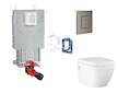 Grohe Uniset - Set předstěnové instalace, klozetu, sedátka SoftClose, tlačítka Skate Cosmopolitan a sady pro vhazování tablet, k