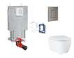 Grohe Uniset - Set předstěnové instalace, klozetu, sedátka SoftClose, tlačítka Skate Cosmopolitan a sady pro vhazování tablet, k