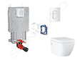 Grohe Uniset - Set předstěnové instalace, klozetu, sedátka SoftClose, tlačítka Skate Cosmopolitan a sady pro vhazování tablet, a