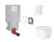 Grohe Uniset - Set předstěnové instalace, klozetu, sedátka SoftClose, tlačítka Skate Cosmopolitan a sady pro vhazování tablet, a