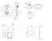 Grohe Uniset - Set předstěnové instalace, klozetu, sedátka SoftClose, tlačítka Skate Cosmopolitan a sady pro vhazování tablet, k