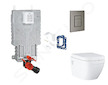 Grohe Uniset - Set předstěnové instalace, klozetu, sedátka SoftClose, tlačítka Skate Cosmopolitan a sady pro vhazování tablet, k