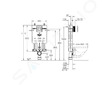 Grohe Uniset - Set předstěnové instalace, s tlačítkem Skate Cosmopolitan, chrom 38825000