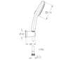 Grohe Vitalio Comfort - Set sprchové hlavice, držáku a hadice, 2 proudy, chrom 26399001