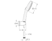 Grohe Vitalio Comfort - Set sprchové hlavice, držáku a hadice, 3 proudy, chrom 26176001