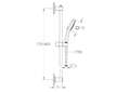 Grohe Vitalio Comfort - Set sprchové hlavice, tyče a hadice, 2 proudy, matná černá 269302431