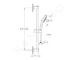 Grohe Vitalio Comfort - Set sprchové hlavice, tyče a hadice, 3 proudy, chrom 26096001