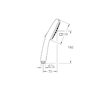 Grohe Vitalio Comfort - Sprchová hlavice, 2 proudy, chrom 2639710E
