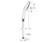 Grohe Vitalio Comfort - Sprchová hlavice s hadicí 150 cm, 2 proudy, chrom 26973001