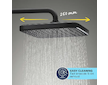 Grohe Vitalio Comfort - Sprchový set s termostatem, 25x25 cm, 2 proudy, matná černá 266962431