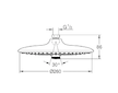 Grohe Vitalio Joy - Hlavová sprcha, průměr 26 cm, 3 proudy, chrom 26462000